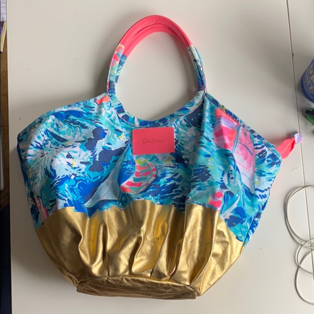 Lily Pulitzer large tote bag